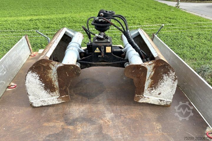 Żuraw samochodowy  HMF 2420K5 + Kinshofer 500L Greifer & Rotator SWS