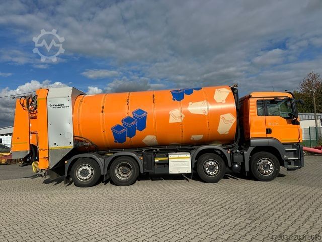 Autospecială de gunoi MAN TGS 35.440 / 8x2x6 / Faun Roto / EURO 6
