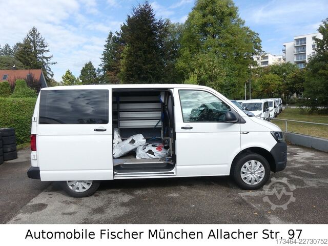 Skåpbil VW T6 Transporter Kasten Allrad SHZ Sortimo 3 Sitze