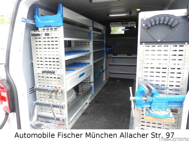 Skåpbil VW T6 Transporter Kasten Allrad SHZ Sortimo 3 Sitze