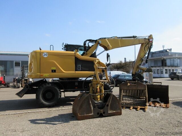 Hjulgrävare caterpillar M314F ,Greifer, Schild,Grabenräuml.,Tiefenlöffel