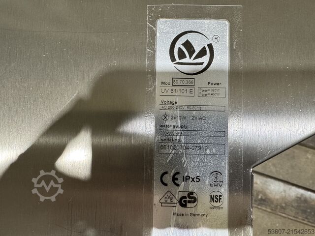 Ultravent motorhuv Rational UV 61/101/E