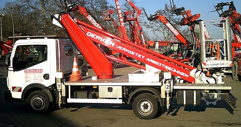 Knúinn vinnupallur á vörubíl Multitel MT162EX