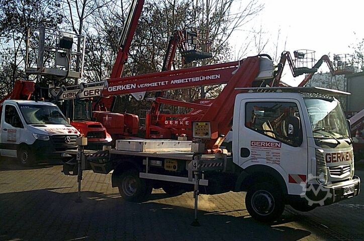 Knúinn vinnupallur á vörubíl Multitel MT162EX