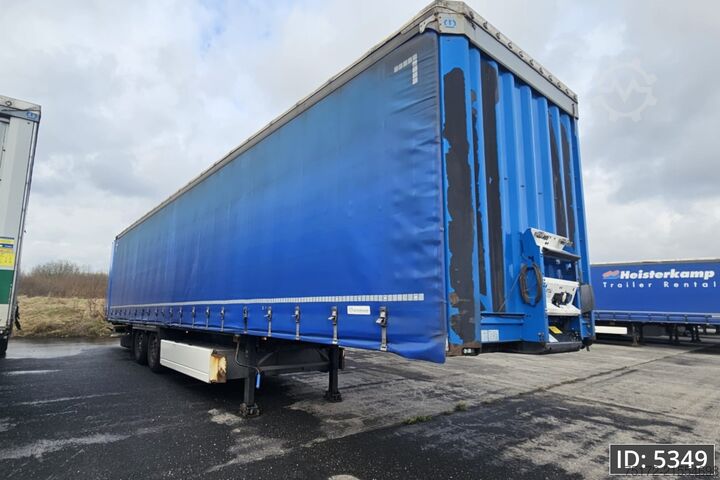 Klizne cerade Krone SD / Disk brakes / Palletbox / Broken axle!