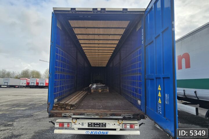 Klizne cerade Krone SD / Disk brakes / Palletbox / Broken axle!