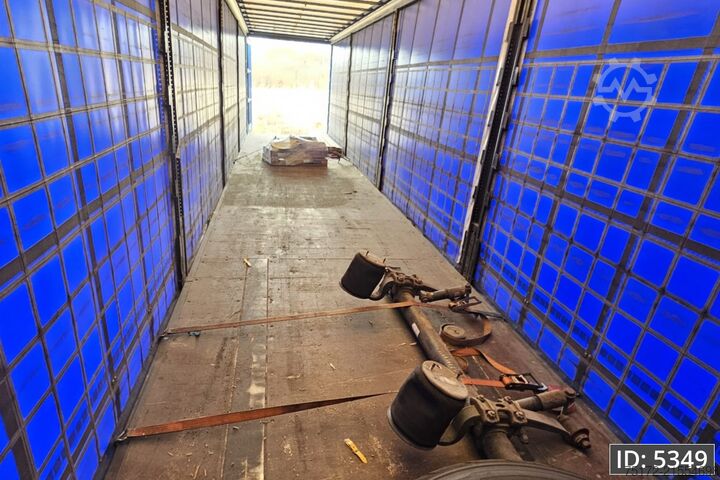 Klizne cerade Krone SD / Disk brakes / Palletbox / Broken axle!