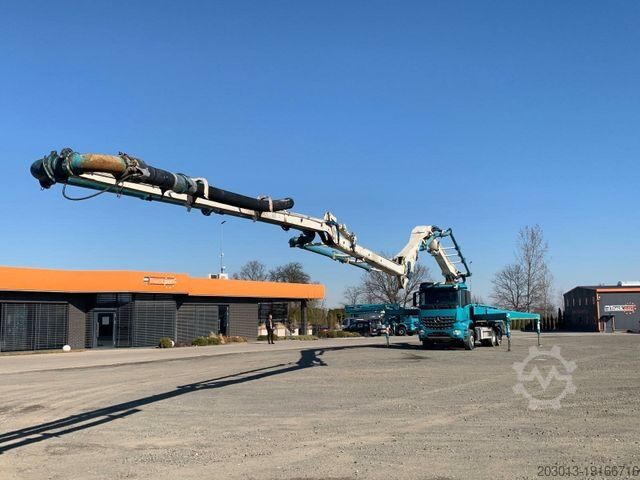 Beton pompası kamyonu MERCEDES-BENZ AROCS 2636 6x4 Euro 6 Betonpumpe SERMAC 4Z36