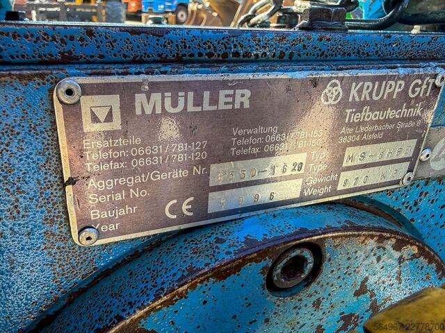  MÜLLER MS-6 HFB Spundwandramme MS10