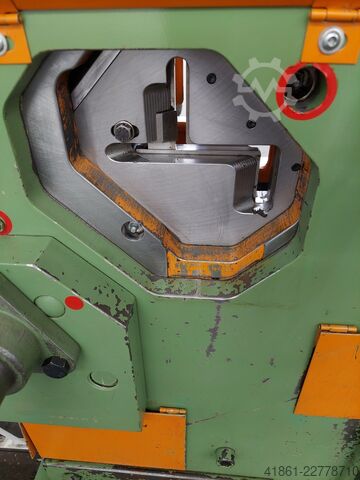 Hydraulic profile steel shear with punch station PEDDINGHAUS Peddiworker 500