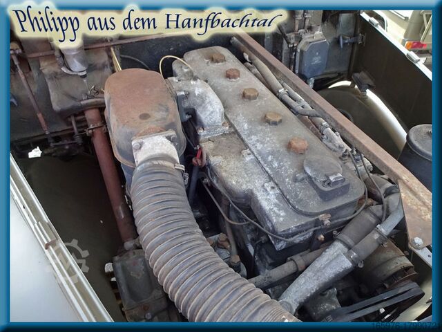 Açık kasa ve brandalı kamyon Saurer Saurer 2DM Allrad Oldtimer