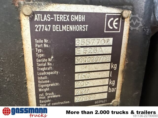 Autolaadkraan Atlas E 525A