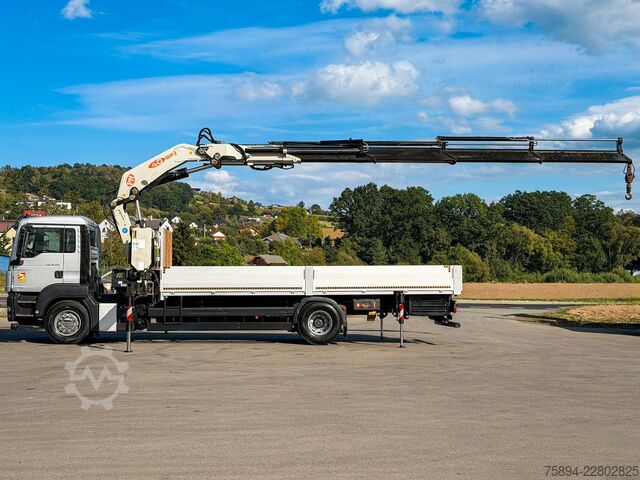 Truck mounted crane MAN TGS 18.320 * PRITSCHE 7,10 m * PM 40 KRAN/ FUNK!