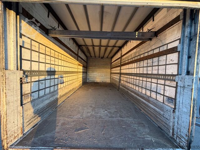 Flatbed truck with tarp MERCEDES-BENZ Atego 1224 Pritsche & Plane mit LBW Schalter AHK
