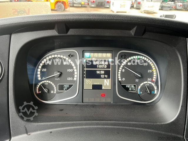 Transporter mit Koffer MERCEDES-BENZ Atego 818 4x2 Koffer Euro6 7,5t mit Ladebordwand