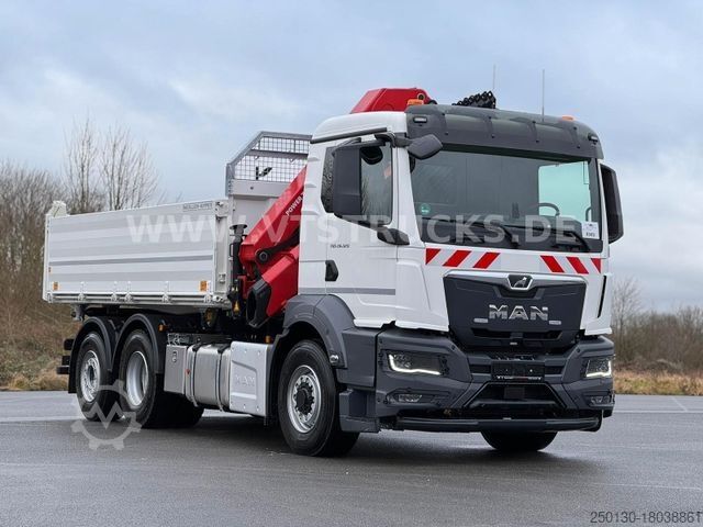 Autolaadkraan MAN TGS 26.520H 4x4 Meiler + HMF 2320 Lenk/Lift