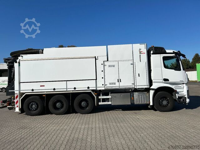 Camion-citerne à vide MERCEDES-BENZ Arocs 3251 / MTS Dino 12 Saugbagger *2 x Stück*
