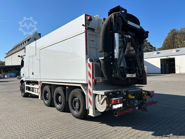Camion-citerne à vide MERCEDES-BENZ Arocs 3251 / MTS Dino 12 Saugbagger *2 x Stück*
