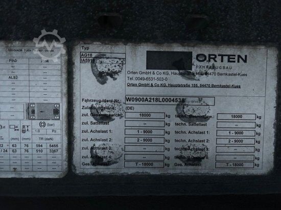 Beverage truck VOLVO FH 500 6X2 GETRäNKEKOMPLETTZUG, ORTEN GETRäNKEAUFBAU