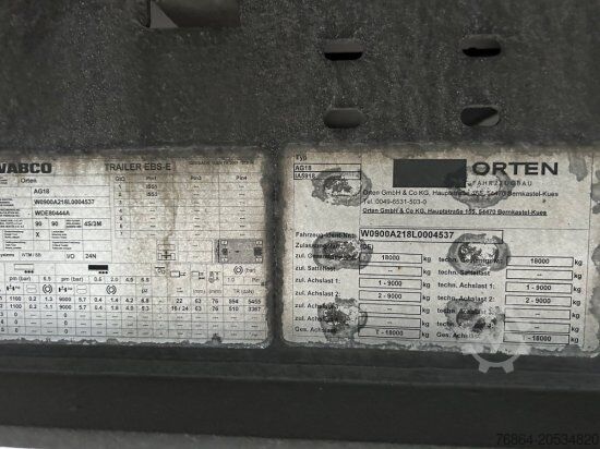 Beverage truck VOLVO FH 500 6X2 GETRäNKEKOMPLETTZUG, ORTEN GETRäNKEAUFBAU