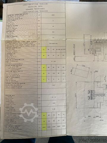 Máquina de moldeo por soplado tipo MGL2D s.p.a. magic m.p. MGL2D