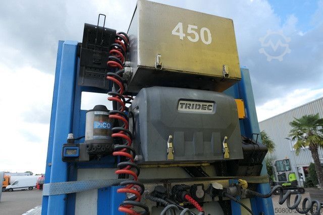 Semirremolque de plataforma baja MEUSBURGER MPG 2, ausziehbar, verbreiterbar, Radmulden, BPW