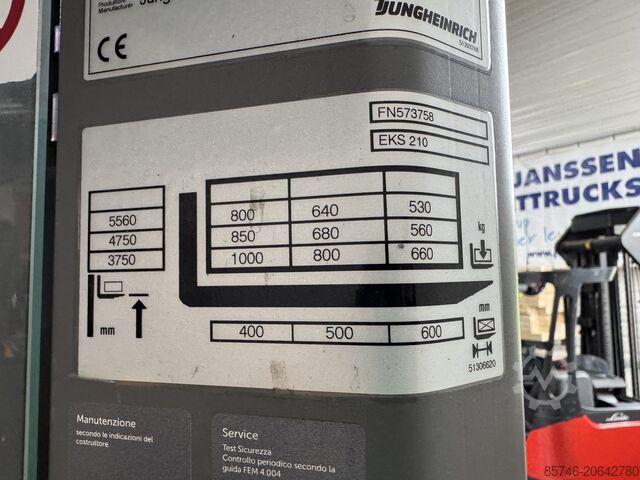 EKS 210-线引导！！公共服务广告！！双转向！！三层FFL JUNGHEINRICH EKS 210 - Wire Guidance !! PSA !! DOUBLE steering !! Triplex FFL