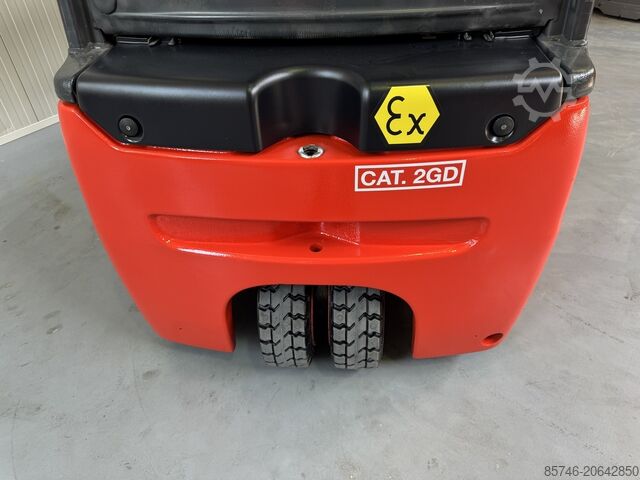 E 20 L - 386 / 02 Evo - Atex Proplan EX 2GD / Zóna 1 - 21 - 22 * Triplex FFL !! NOVÁ baterie !! LINDE E 20 L - 386 / 02 Evo - Atex Proplan EX 2GD / Zone 1 - 21 - 22 * Triplex FFL !! NEW battery !!