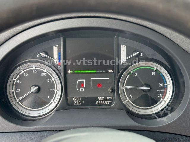 畜禽运输卡车 DAF CF 400 4x2 1.Stock Menke-Janzen Viehtransporter