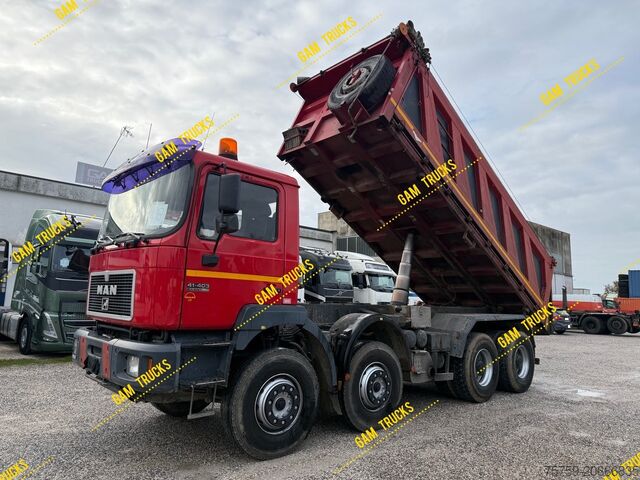 รถบรรทุกดั๊มพ์ MAN 41.403 F2000 3-Seiten-Kipper 20cbm 40Ton