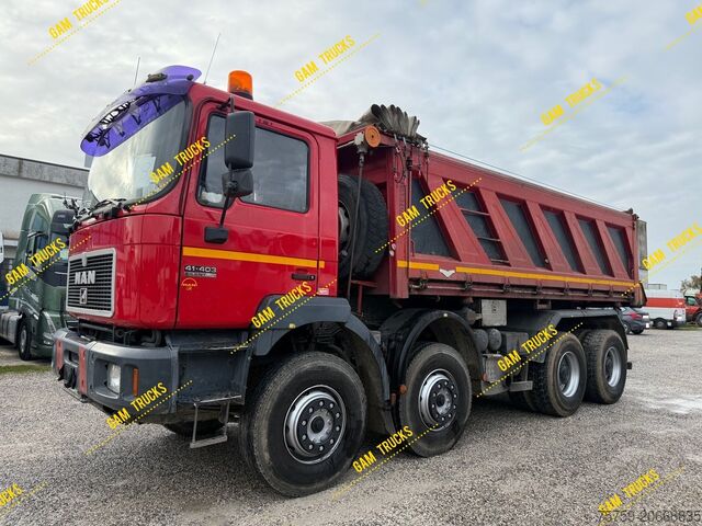 รถบรรทุกดั๊มพ์ MAN 41.403 F2000 3-Seiten-Kipper 20cbm 40Ton