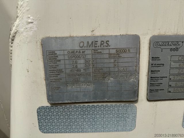 Силосный полуприцеп  O.ME.P.S. o ADR 3 Achs 60.000 Liter