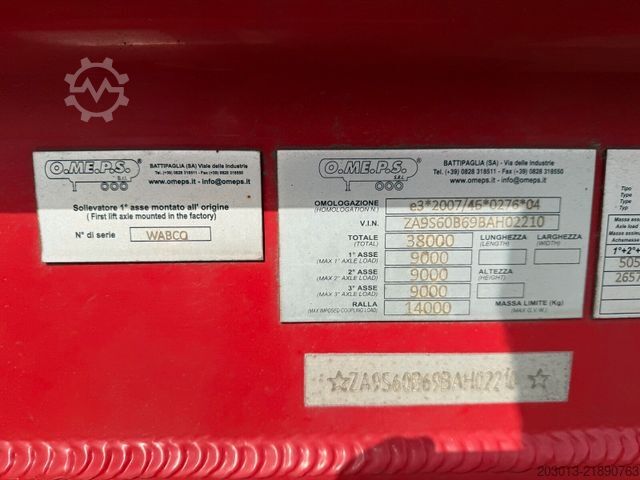Силосный полуприцеп  O.ME.P.S. o ADR 3 Achs 60.000 Liter