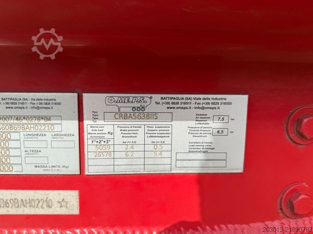 Силосный полуприцеп  O.ME.P.S. o ADR 3 Achs 60.000 Liter