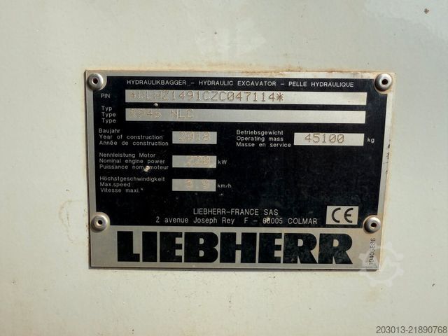 Pásový bagr LIEBHERR R946 NLC Kettenbagger 45 Tonnen *4.760 H