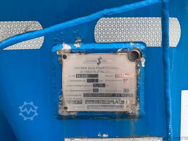 Силосный полуприцеп SPITZER SK 2760 Silo ADR 3 Achse 60.000 Liter