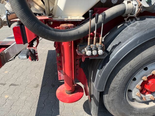 사일로 세미트레일러 FELDBINDER KIP 48.3 Silo ADR 3 Achse 48.000 Liter