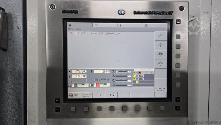 Centru de strunjire și frezare CNC Gildemeister CTX 410 V3