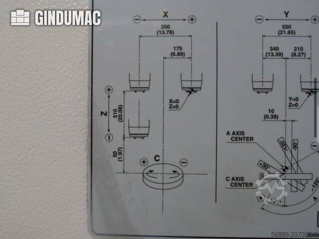 Centro de maquinação universal Mazak Variaxis i-500