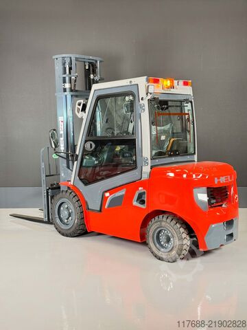 Μπροστινός φορτωτής ντίζελ Heli CPCD25-G3- Diesel - 2,5t - 4m - Kabine - Garantie