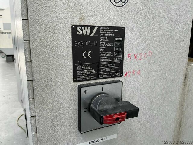 5-osové univerzálne obrábacie centrum SW EMAG BAS 03-12