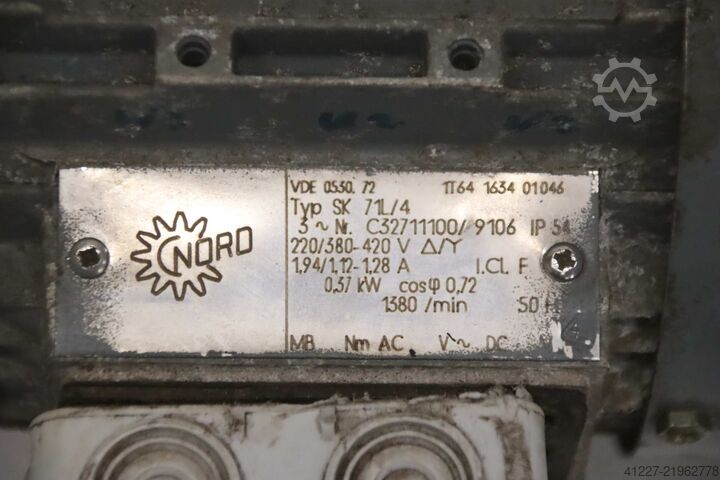 Reduktor motor 0,37 kW 45 o/min Nord SK12-71 L/4  SK 71 L/4