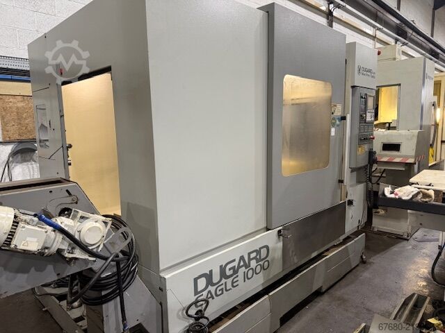 ศูนย์เครื่องจักรกลแนวตั้งพร้อมแกนที่ 4 Dugard Eagle 1000