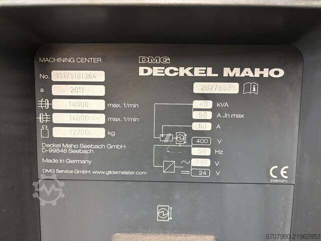 DMG-DECKEL MAHO 180 CNC obradni centar s pomičnim postoljem DMG-DECKEL-MAHO DMF 180
