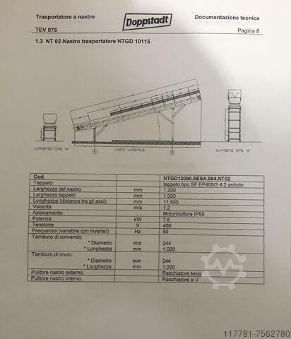 Doppstadtin kuljetinhihna Doppstadt