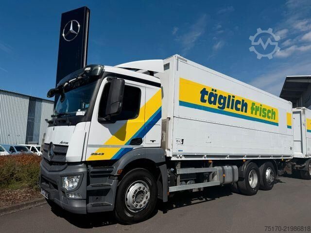 Mercedes-Benz Antos 2543 L med svängbara sidoväggar, BÄR bakgavellyft 2.500 kg, dragkrok Mercedes-Benz Antos 2543 L Schwenkwand LBW BÄR 2.500kg AHK