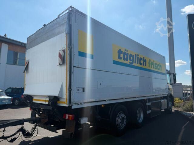 Mercedes-Benz Antos 2543 L med svängbara sidoväggar, BÄR bakgavellyft 2.500 kg, dragkrok Mercedes-Benz Antos 2543 L Schwenkwand LBW BÄR 2.500kg AHK