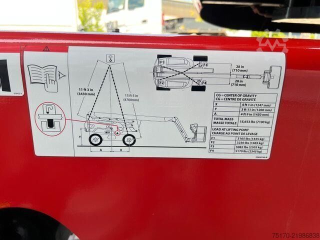 Piattaforma di lavoro telescopica articolata Manitou 200 ATJE S1 e-drive / Arbeitshöhe: 20m / 4x4