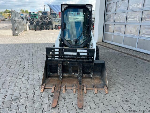 Planiermaschine Bobcat S450 / nur 131h !! / Gabel / Schaufel