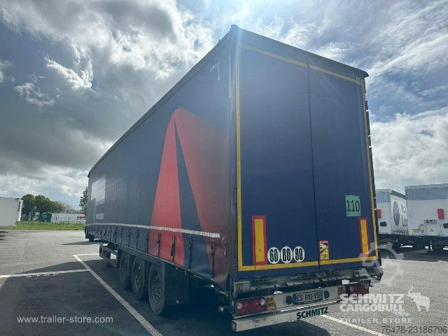 Nyitott ponyvás félpótkocsi Schmitz Cargobull Curtainsider Mega